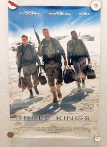 lot 2 image: 1999 Three Kings Double Sided Original Advance Movie Theater Poster
