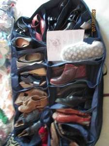 lot 90 image: compartmentalized shoe storage organizer full