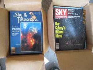 lot 171 image: 2 Boxes of Sky and Telescope magazines