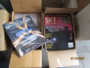 lot 172 image: 2 Boxes of Sky and Telescope magazines