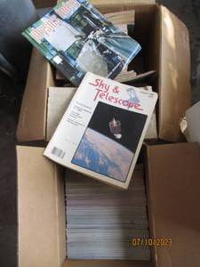 lot 173 image: one box of Sky and Telescope