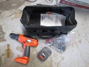 lot 297 image: Black and Decker cordless drill, plus