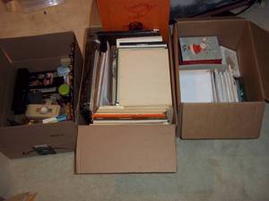 lot 316 image: Office supplies and greeting cards...