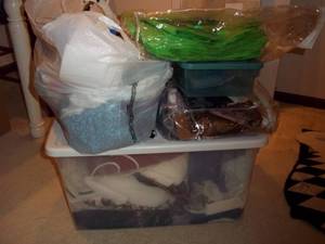 lot 317 image: Large assortment of crafting material