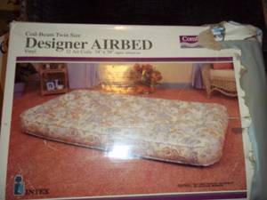 lot 326 image: Twin Designer airbed in original box