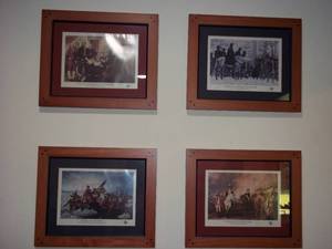 lot 339 image: paintings of US Historical Times