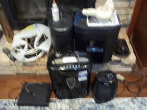 lot 355 image: Personal space heater, paper shredders