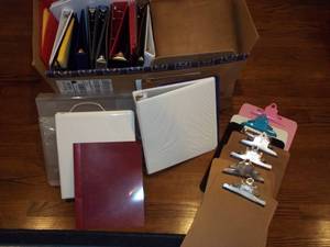 lot 377 image: clip boards and 3 ring binders