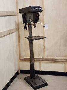 lot 11 image: Delta 52 Tall Variable Speed Drill Press