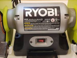 lot 9 image: Ryobi Bench Grinder