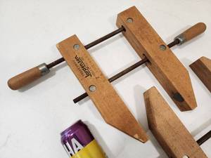 lot 42 image: Set of Wooden Jorgensen Woodworking Clamps