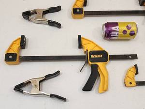 lot 44 image: Assorted Woodworking Clamps