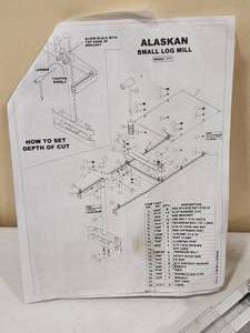 lot 20 image: 36 Portable Sawmill Chainsaw Attachment