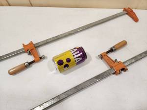 lot 66 image: (2) Adjustable Woodworking Clamps
