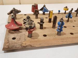 lot 70 image: Large Assortment of Woodworking Router Bits