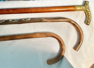 lot 147 image: Three Vintage Canes