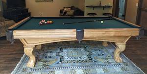 lot 87 image: World of Leisure 8ft Billiard Table w Additional Ping Pong Top