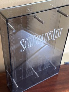 lot 153 image: Schlindlers List DVD Box Set in Plexiglass Case