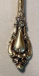 lot 24B image: (3) Lunt Eloquence Sterling Silver Serving Spoons