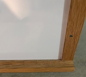lot 198 image: Whiteboard with Marker Tray on the Bottom