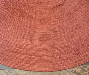 lot 209 image: Round Woven Area Rug