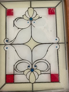 lot 233 image: Vintage Painted Window