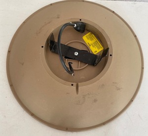 lot 243 image: Deck Mount Heated Bird Bath