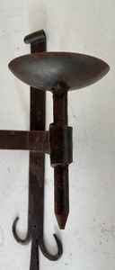 lot 254 image: Vintage Metal Wall Mount Candle Holder