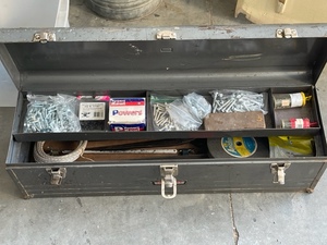 lot 41 image: Tool Box and Assorted ToolsHardware