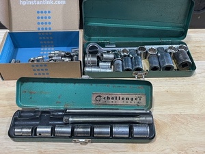 lot 49 image: Assorted Sockets and Ratchet
