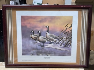 lot 73 image: Canada Goose Print by Mark Anderson