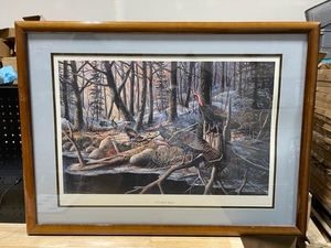 lot 66 image: Wild Turkey Print by Ken Zylla