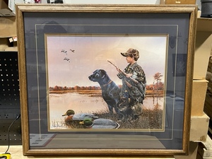 lot 67 image: Duck Hunting Print