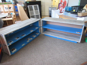 lot 834 image: SHELVING UNITS