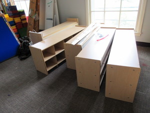 lot 863 image: KIDDIE CUBBIE UNITS