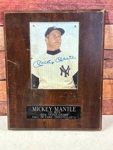 lot 24 image: Limited Edition Mickey Mantle with COA 10x13