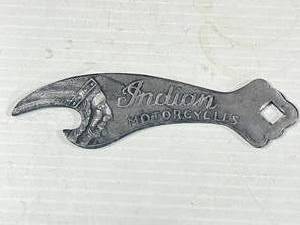 lot 39 image: Indian Motorcycle Aluminum Bottle Opener