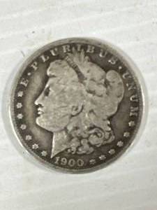 lot 48 image: 1900-O Morgan Silver Dollar