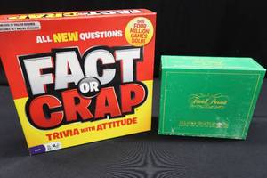lot 10 image: FACT OR CRAP AND TRIVIAL PURSUIT