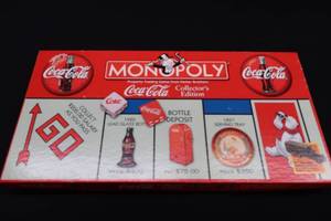 lot 11 image: MONOPOLY COCA-COLA COLLECTORS EDITION GAME