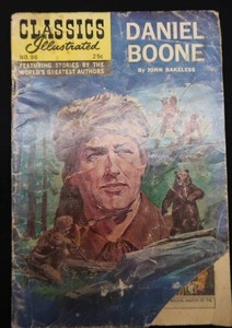 lot 57 image: DANIEL BOONE CLASSIC ILLUSTRATED CLASSICS COMIC