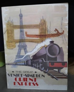 lot 119 image: THE GREAT VENICE -SIMPLON ORIENT EXPRESS.  RARE REPRODUCTION