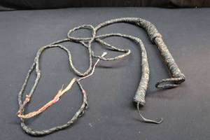 lot 129 image: LEATHER WHIPS HIS AND HERS