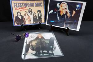 lot 76 image: FLEETWOOD MAC COLLECTION WITH STEVIE NICKS SIGNED PICS