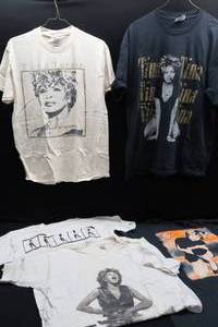 lot 77 image: ORIGINAL VINTAGE TINA TURNER CONCERT TSHIRTS