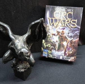 lot 90 image: NEW HEROCARD ORC WARS GAME AND GARGOYLE
