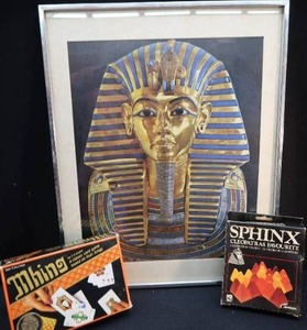 lot 96 image: SPHINX PRINT AND TWO RELATED GAMES