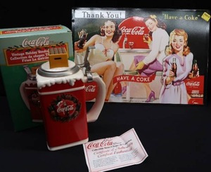 lot 98 image: VINTAGE COCA COLA METAL SIGN COKE STEIN