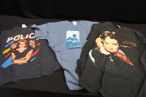 lot 159 image: VINTAGE CONCERT TEE SHIRTS
