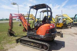 2015 Kubota Model KX71-3 Super Series Mini Tracked Excavator
